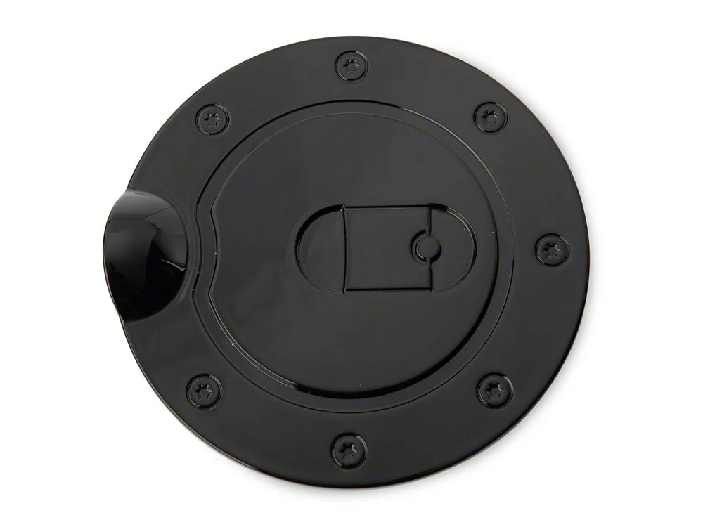 RedRock Fuel Door Cover; Gloss Black (15-20 F-150, Excluding Diesel) - Image 2