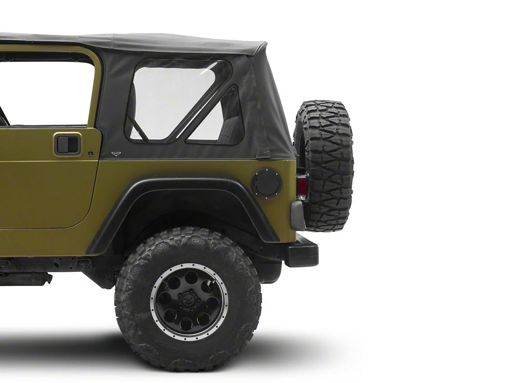 RedRock Fuel Filler Cover; Matte Black (97-06 Jeep Wrangler TJ) - Image 8