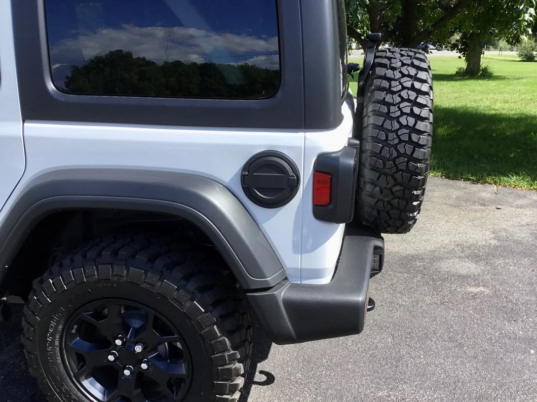 RedRock Fuel Filler Door Cover; Matte Black (18-25 Jeep Wrangler JL) - Image 14