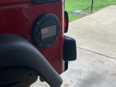RedRock Fuel Filler Door Cover; Old Glory (97-06 Jeep Wrangler TJ) - Image 12