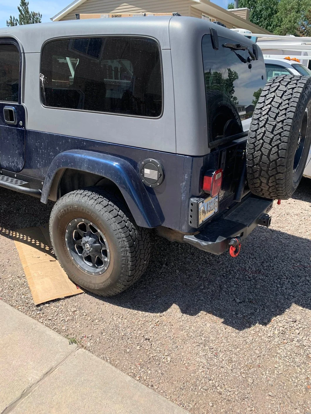 RedRock Fuel Filler Door Cover; Old Glory (97-06 Jeep Wrangler TJ) - Image 13