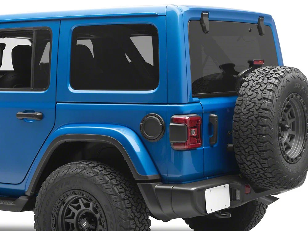 RedRock Fuel Filler Door; Matte Black (18-25 Jeep Wrangler JL) - Image 4