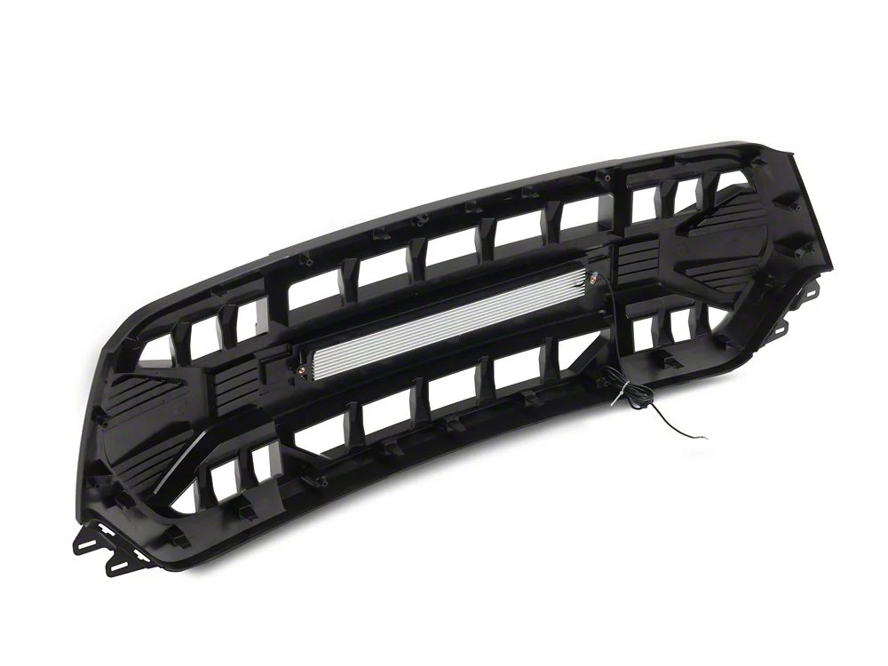 RedRock Full Upper Replacement Grille with LED Off-Road Light Bar (19-24 RAM 1500 Big Horn, Laramie, Lone Star, Tradesman) - Image 3