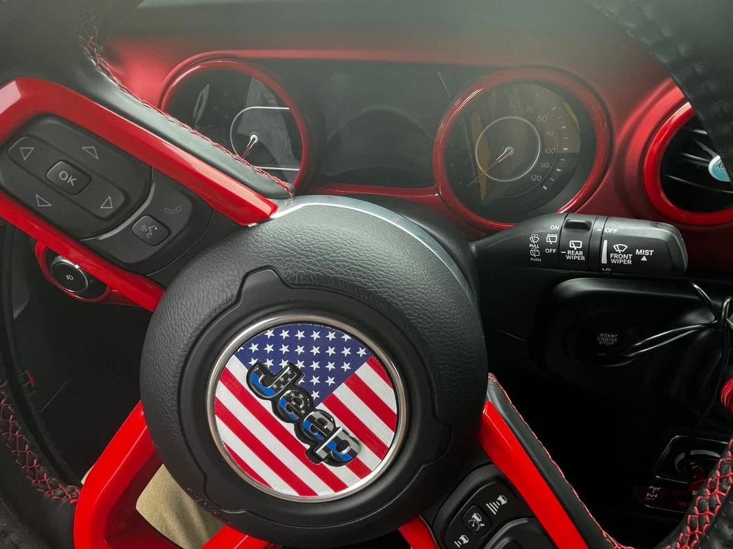 RedRock Gauge Cluster Trim; Red (18-25 Jeep Wrangler JL) - Image 12