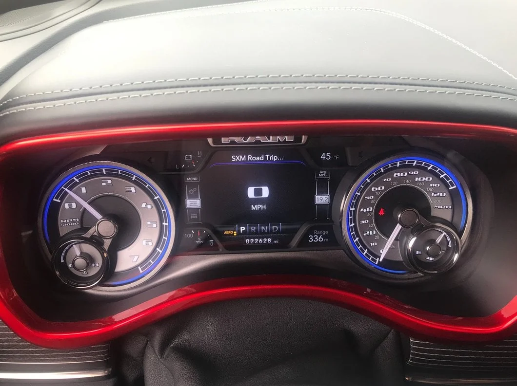 RedRock Gauge Cluster Trim; Red (19-25 RAM 1500) - Image 12