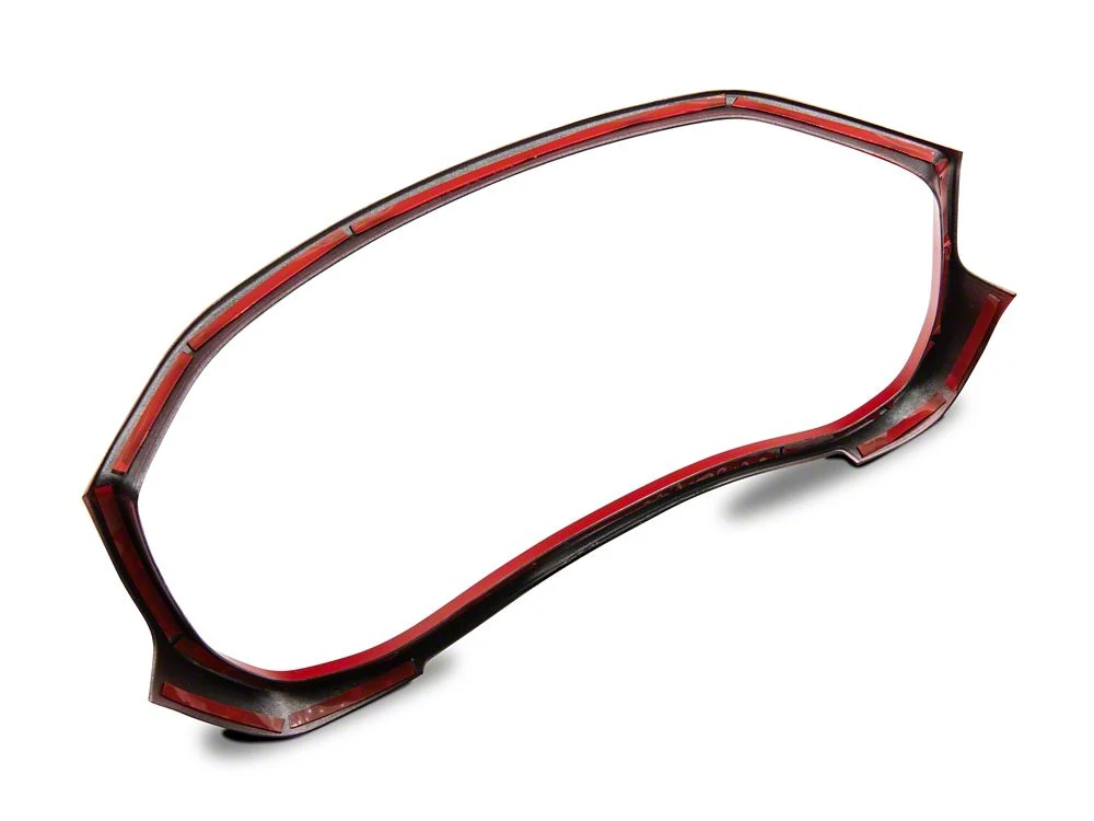 RedRock Gauge Cluster Trim; Red (19-25 RAM 1500) - Image 3