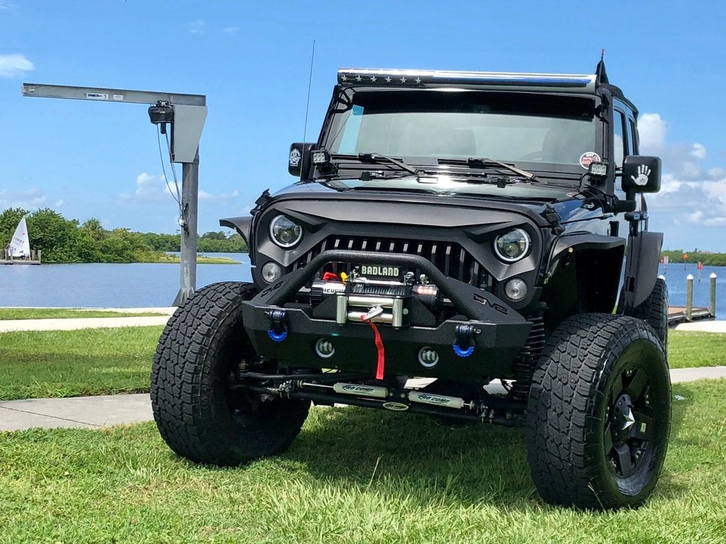RedRock Gladiator Grille; Matte Black (07-18 Jeep Wrangler JK) - Image 18