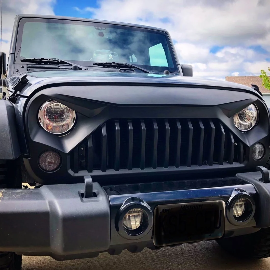 RedRock Gladiator Grille; Matte Black (07-18 Jeep Wrangler JK) - Image 19
