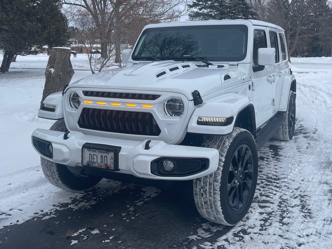 RedRock Gladiator Grille with Amber LED Lighting (18-25 Jeep Wrangler JL w/o TrailCam) - Image 15