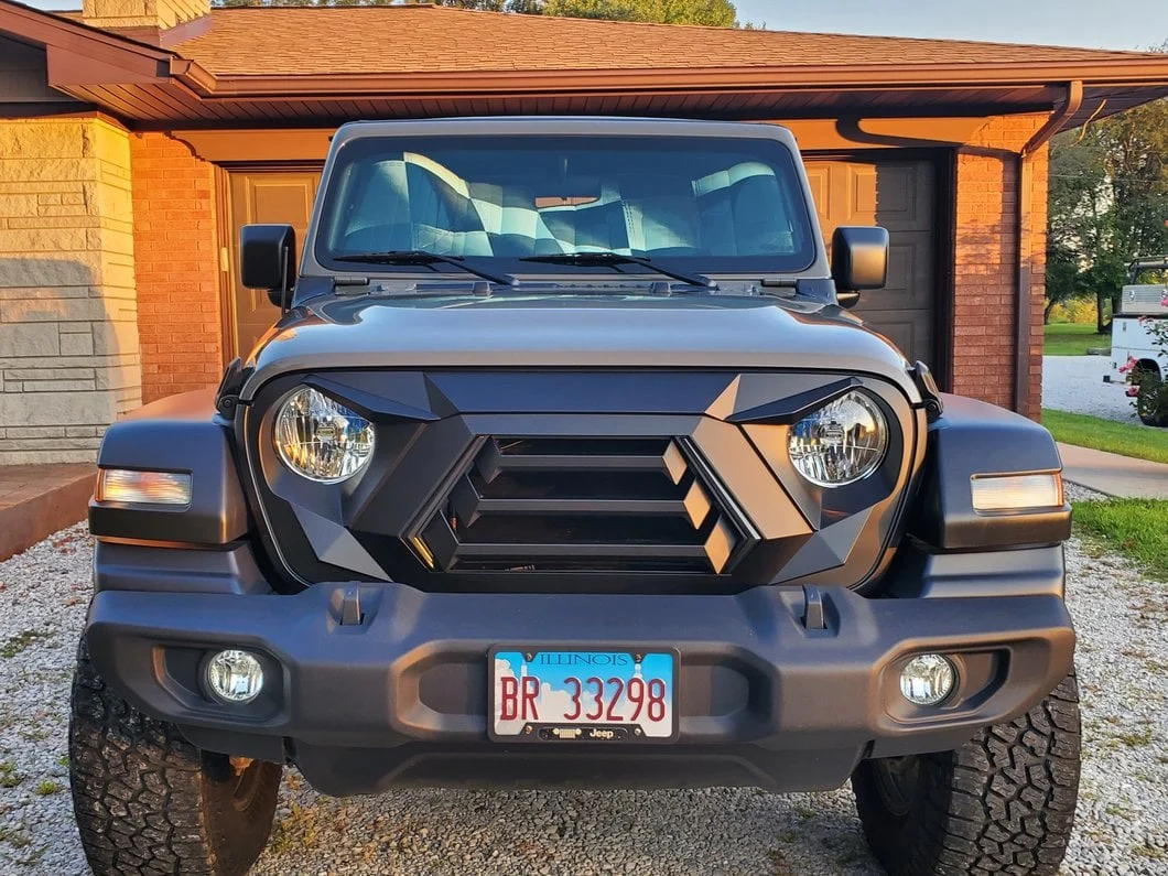 RedRock Goliath Grille with LED DRL (18-25 Jeep Wrangler JL w/o TrailCam) - Image 17