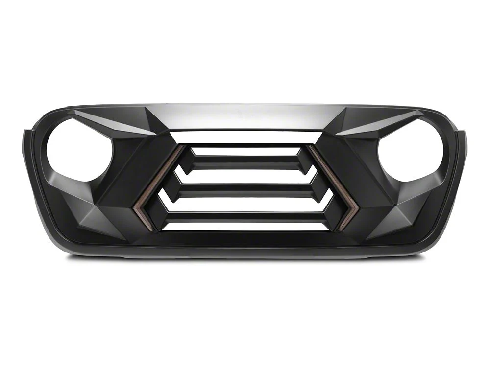 RedRock Goliath Grille with LED DRL and Turn Signals (18-25 Jeep Wrangler JL w/o TrailCam) - Image 5