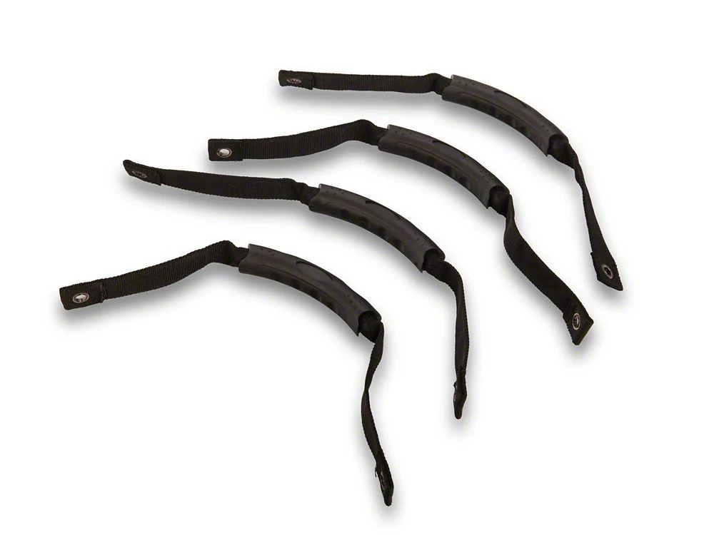 RedRock Grab Handles; Front and Rear; Black (21-25 Bronco 4-Door) - Image 3