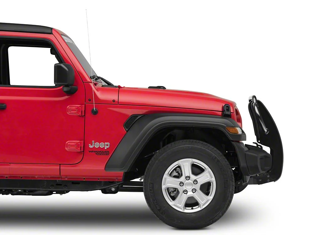 RedRock Grille Guard; Gloss Black (18-25 Jeep Wrangler JL) - Image 3