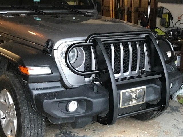 RedRock Grille Guard; Gloss Black (20-25 Jeep Gladiator JT) - Image 11