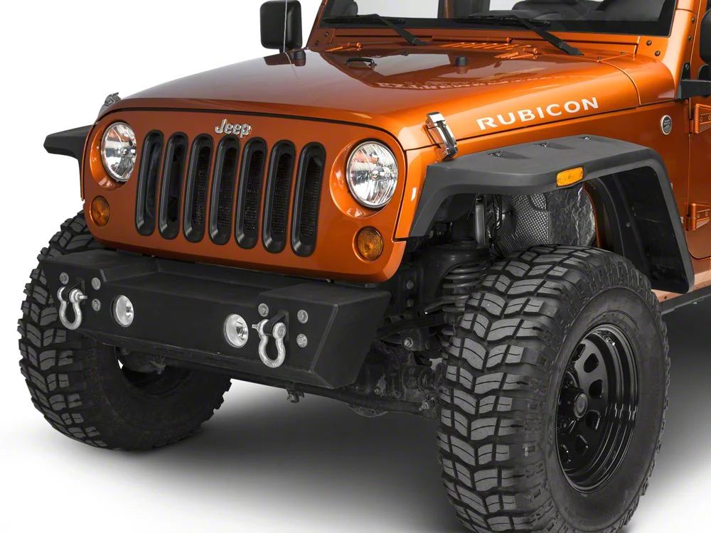 RedRock Grille Inserts; Black (07-18 Jeep Wrangler JK) - Image 2