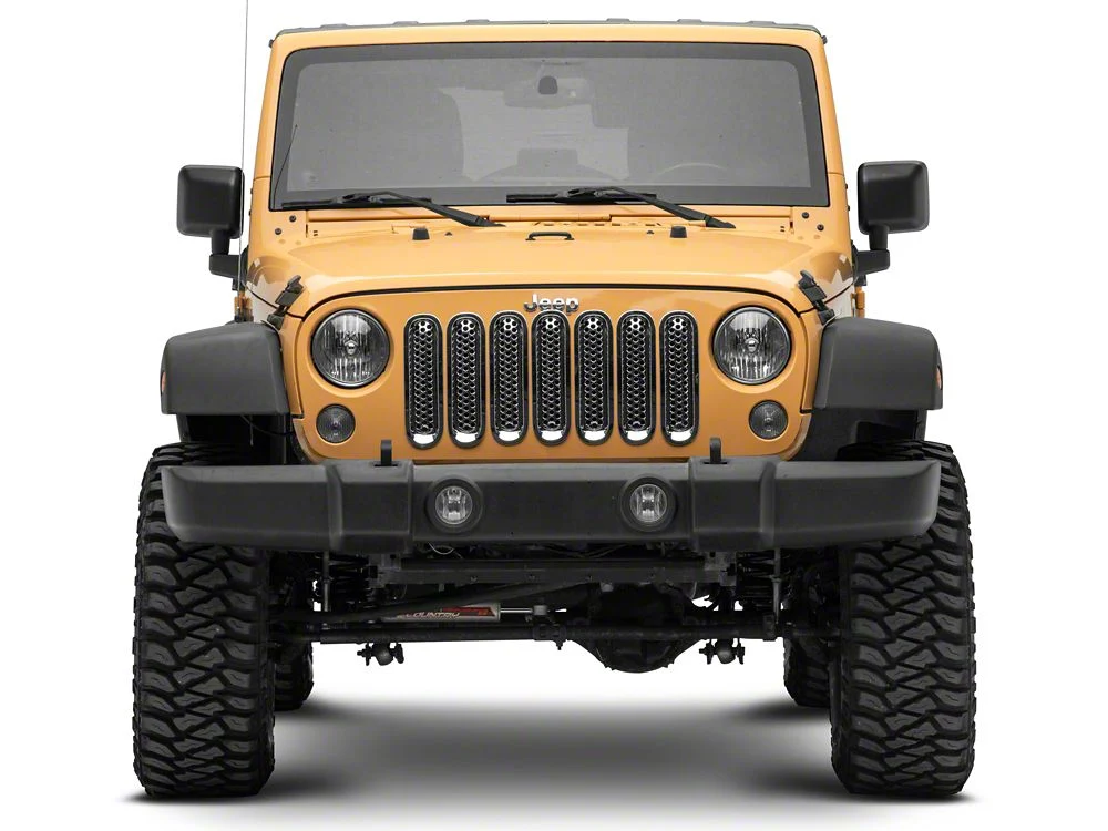 RedRock Grille Inserts; Chrome (07-18 Jeep Wrangler JK) - Image 7