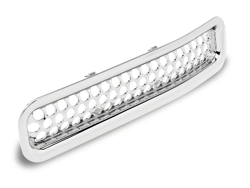 RedRock Grille Inserts; Chrome (97-06 Jeep Wrangler TJ) - Image 3