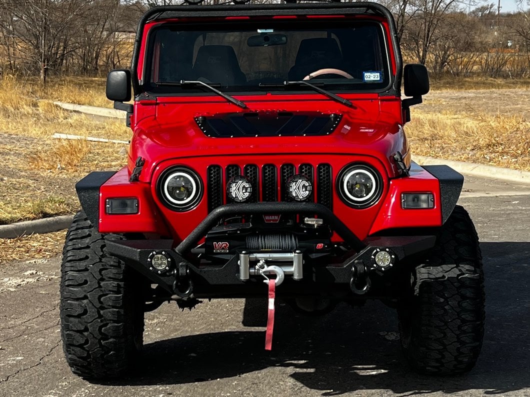 RedRock Grille Inserts; Gloss Black (97-06 Jeep Wrangler TJ) - Image 10