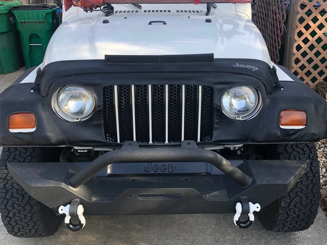 RedRock Grille Inserts; Gloss Black (97-06 Jeep Wrangler TJ) - Image 14