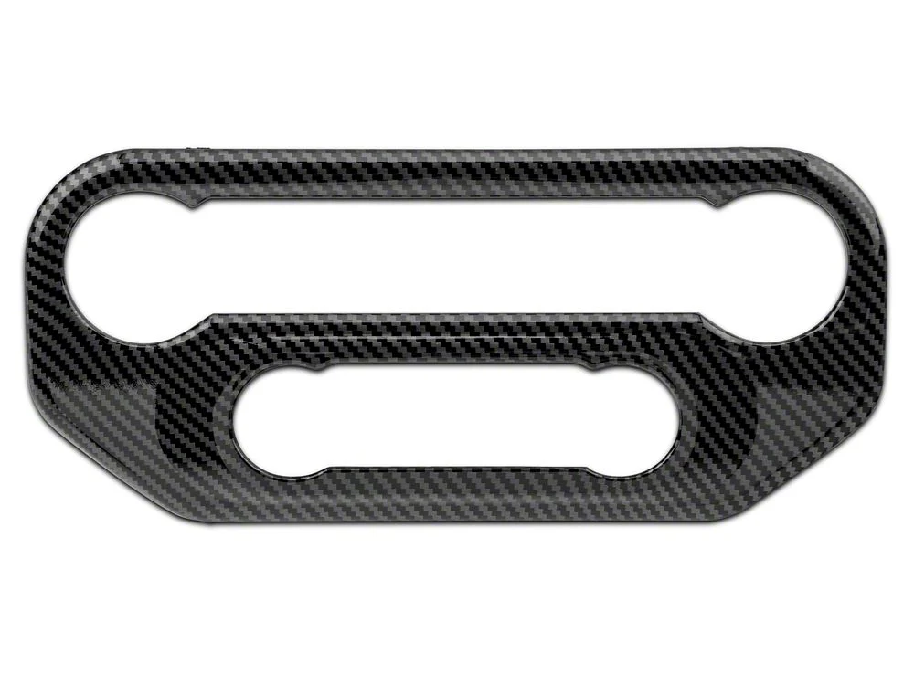 RedRock HAVC/Radio Panel Trim; Carbon Fiber Appearance (21-25 Bronco) - Image 3