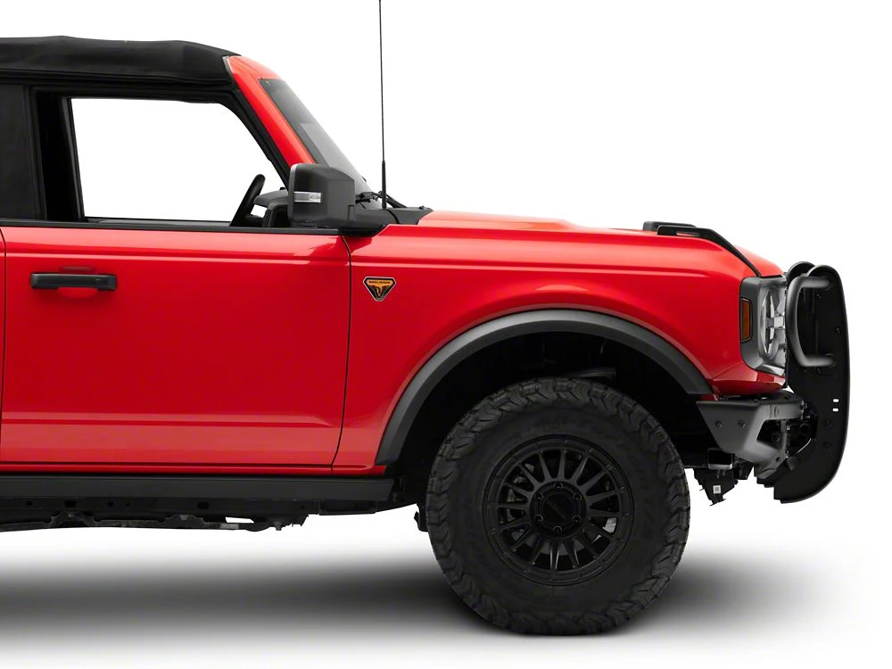 RedRock HD Modular Grille Guard with LED Fog Lights and 20-Inch LED Light Bar; Black (21-25 Bronco, Excluding Raptor) - Image 10