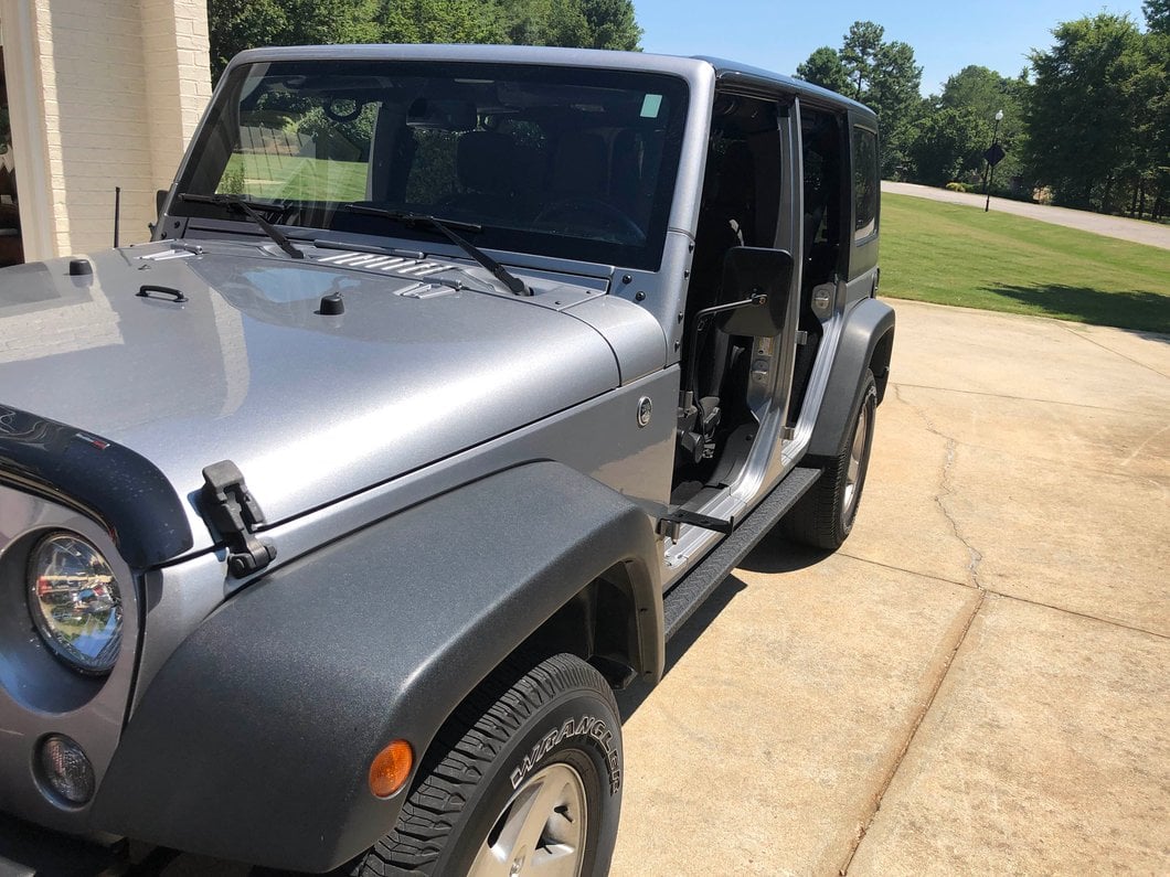 RedRock HD Straight Rocker Steps; Textured Black (07-18 Jeep Wrangler JK 4-Door) - Image 13