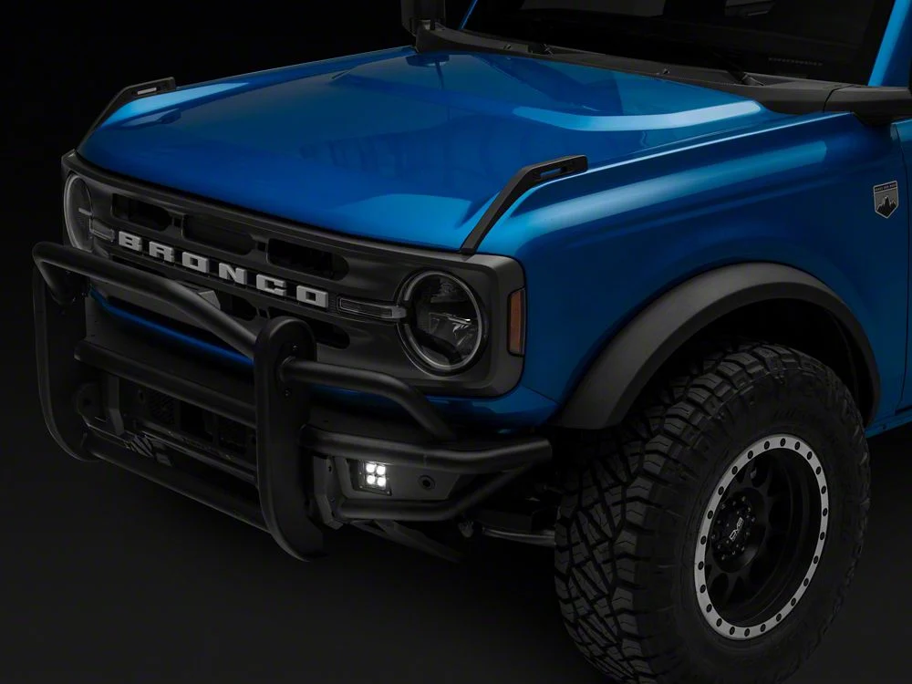RedRock HD Tubular Front Bumper with LED Fog Lights and Grille Guard (21-25 Bronco, Excluding Raptor) - Image 4