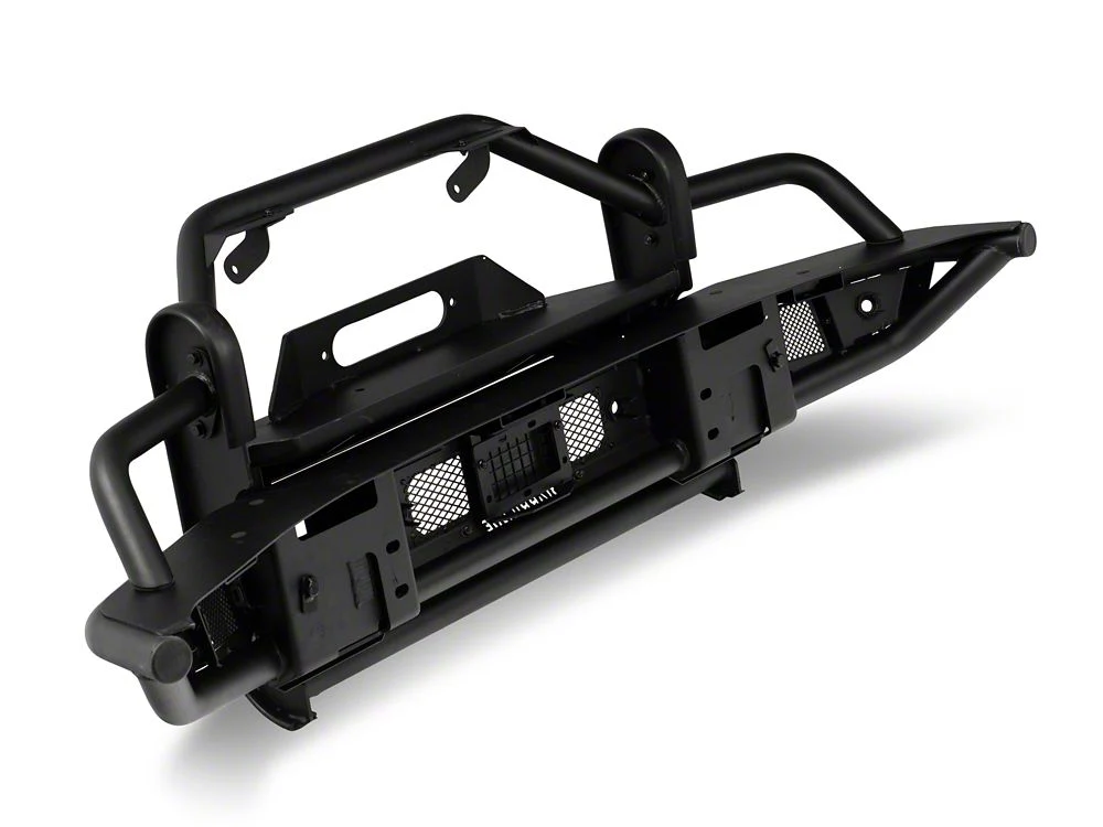 RedRock HD Tubular Front Winch Mount Bumper with LED Fog Lights, Grille Guard and Skid Plate (21-25 Bronco, Excluding Raptor) - Image 6
