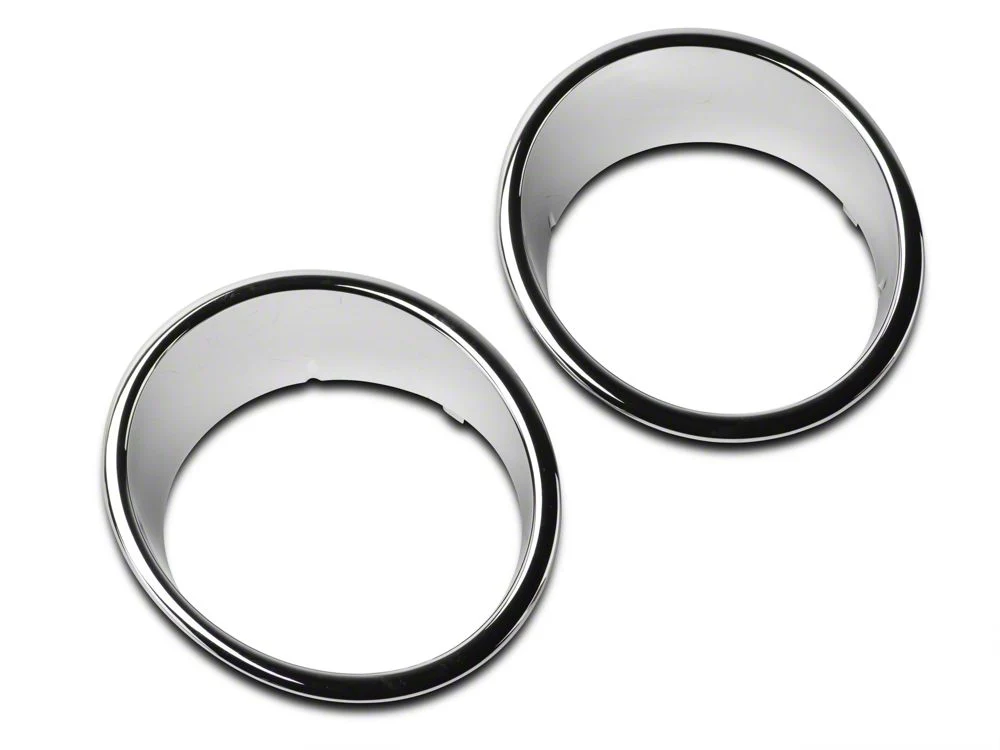 RedRock Headlight Bezels; Chrome (07-18 Jeep Wrangler JK) - Image 4