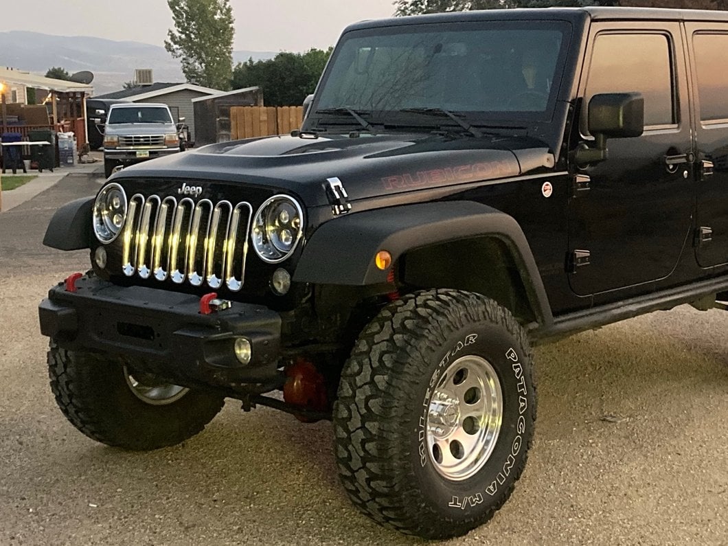 RedRock Headlight Bezels; Chrome (07-18 Jeep Wrangler JK) - Image 9