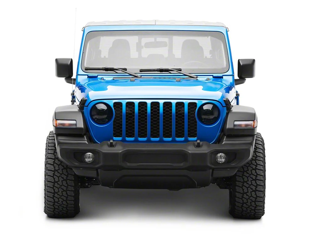 RedRock Headlight Covers; Smoked (18-25 Jeep Wrangler JL) - Image 7