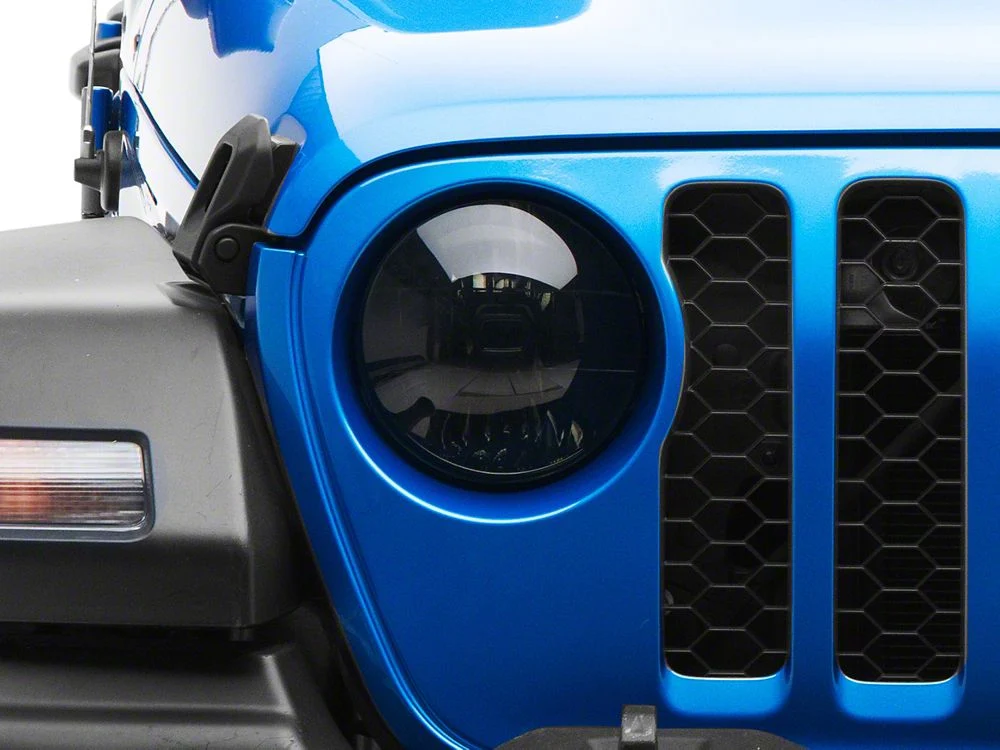 RedRock Headlight Covers; Smoked (20-25 Jeep Gladiator JT) - Image 5