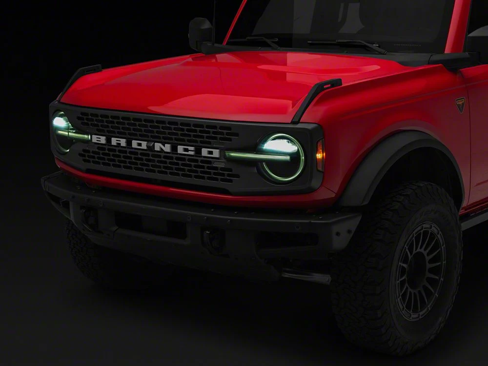 RedRock Headlight Covers; Smoked (21-25 Bronco) - Image 5