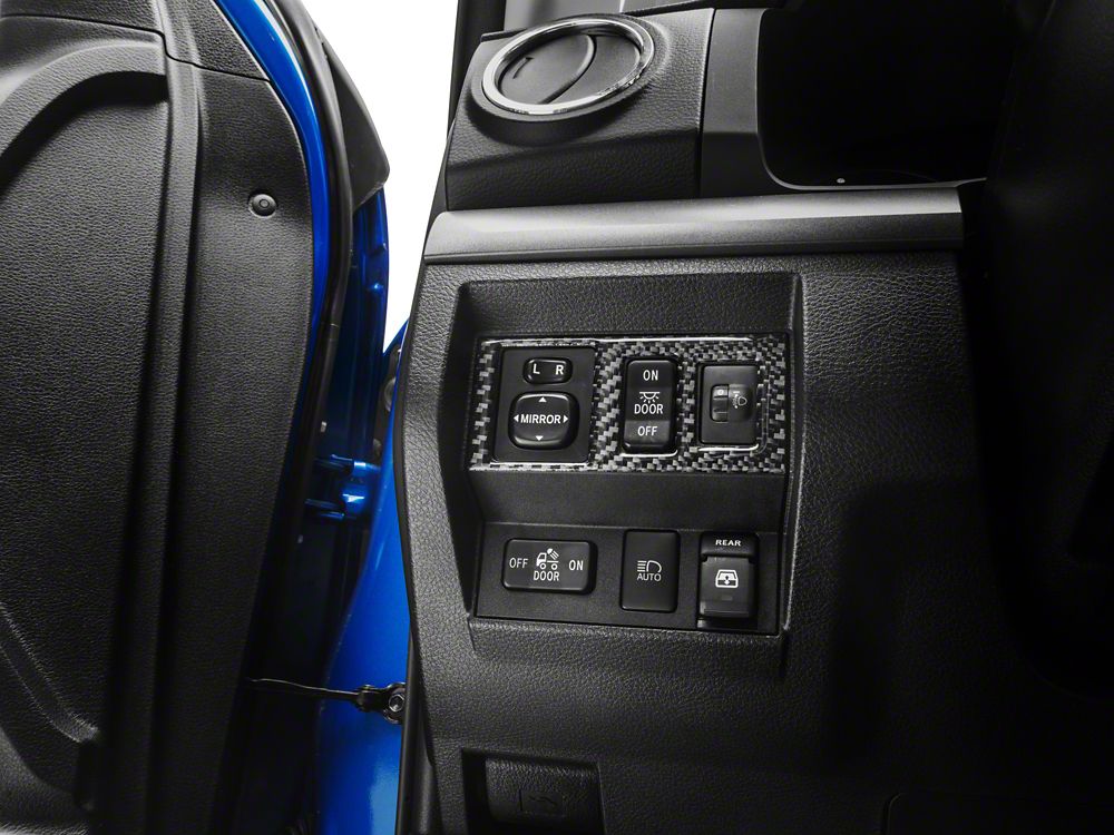 RedRock Headlight Switch Trim; Carbon Fiber (14-21 Tundra) - Image 6