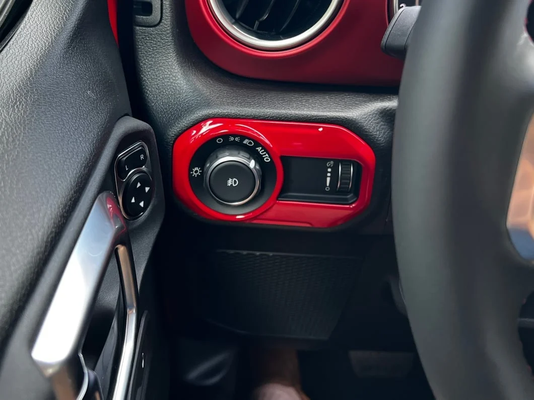 RedRock Headlight Switch Trim; Red (18-25 Jeep Wrangler JL) - Image 9