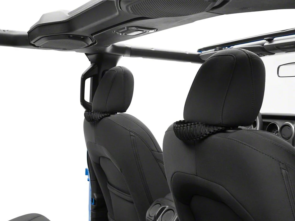 RedRock Headrest Grab Handles; Black (20-25 Jeep Gladiator JT) - Image 3