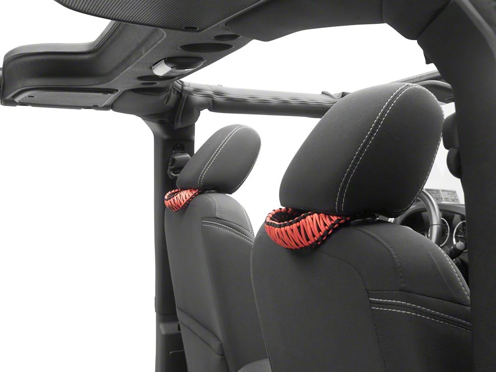 RedRock Headrest Grab Handles; Red (07-25 Jeep Wrangler JK & JL) - Image 6