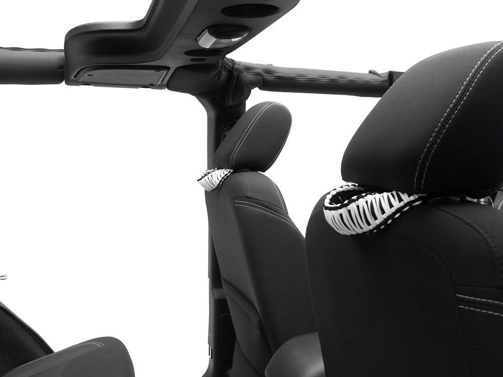 RedRock Headrest Grab Handles; White (07-25 Jeep Wrangler JK & JL) - Image 6