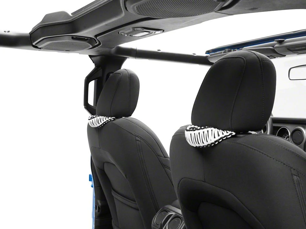 RedRock Headrest Grab Handles; White (20-25 Jeep Gladiator JT) - Image 3