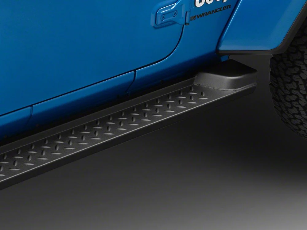 RedRock Heavy Duty Steel OE Style Side Step Bars (18-25 Jeep Wrangler JL 4-Door) - Image 4