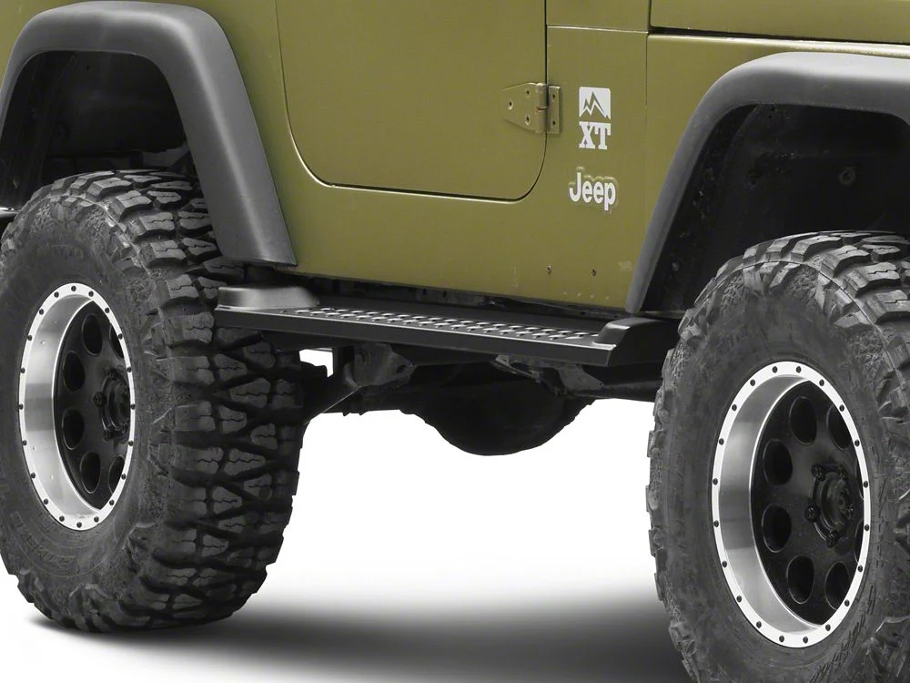 RedRock Heavy Duty Steel OE Style Side Steps (97-06 Jeep Wrangler TJ, Excluding Unlimited) - Image 9