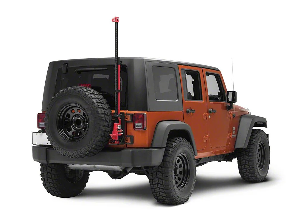 RedRock Hi-Lift Jack Tailgate Mounting Bracket (07-18 Jeep Wrangler JK) - Image 2