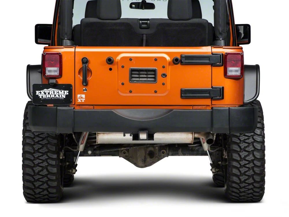 RedRock Hitch; Textured Black (07-18 Jeep Wrangler JK) - Image 3