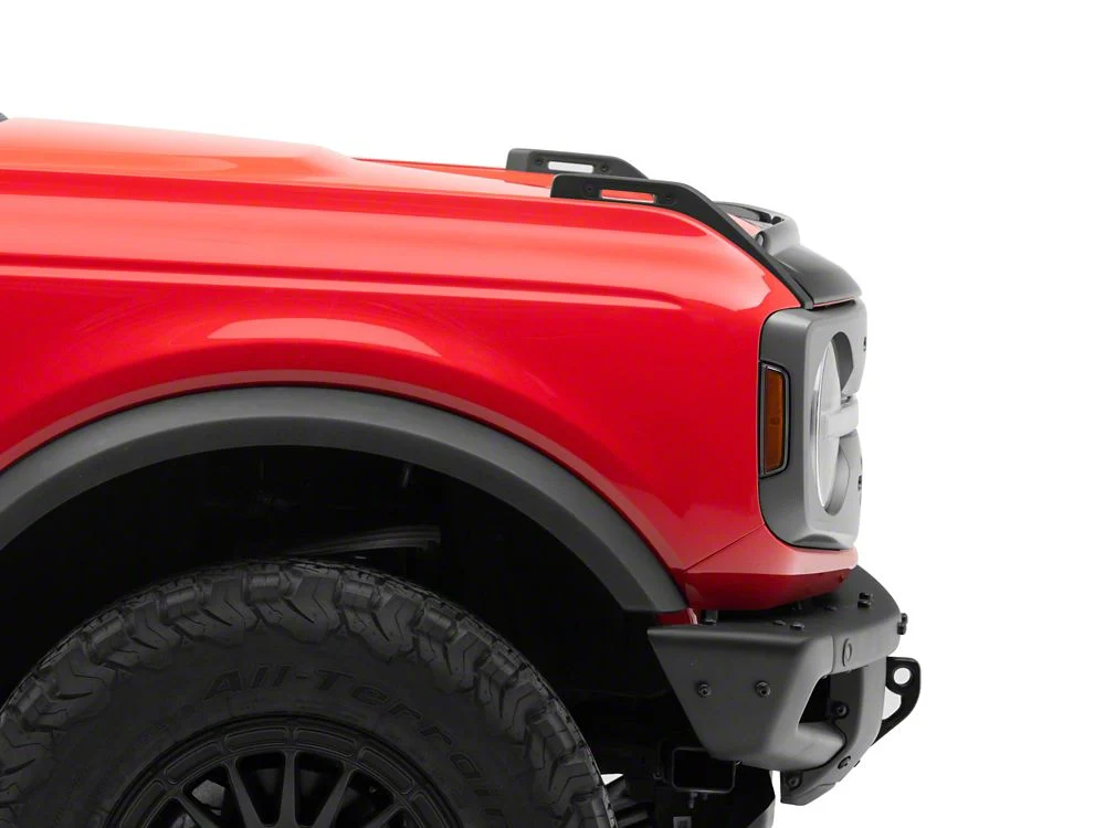 RedRock Hood Deflector; Gloss Black (21-25 Bronco) - Image 7