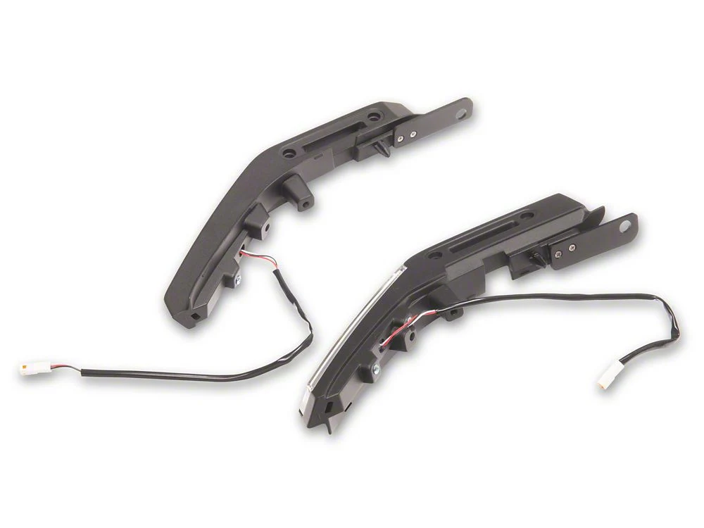 RedRock Hood Mounted Accessory DRL; Amber/White (21-25 Bronco) - Image 3