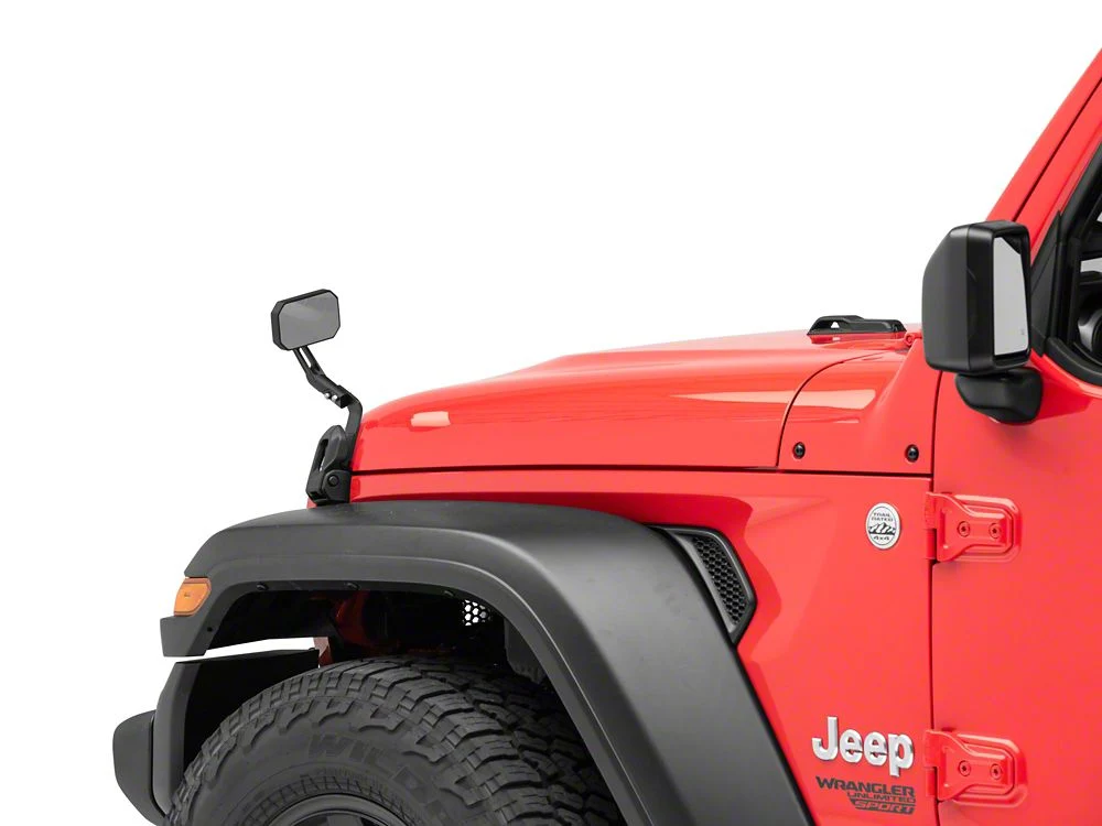 RedRock Hood Mounted Mirror Kit (18-25 Jeep Wrangler JL) - Image 4