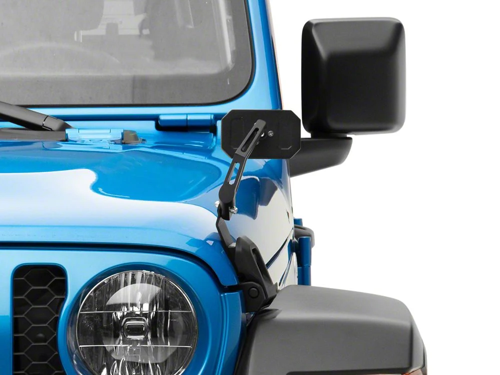 RedRock Hood Mounted Mirror Kit (20-25 Jeep Gladiator JT) - Image 4