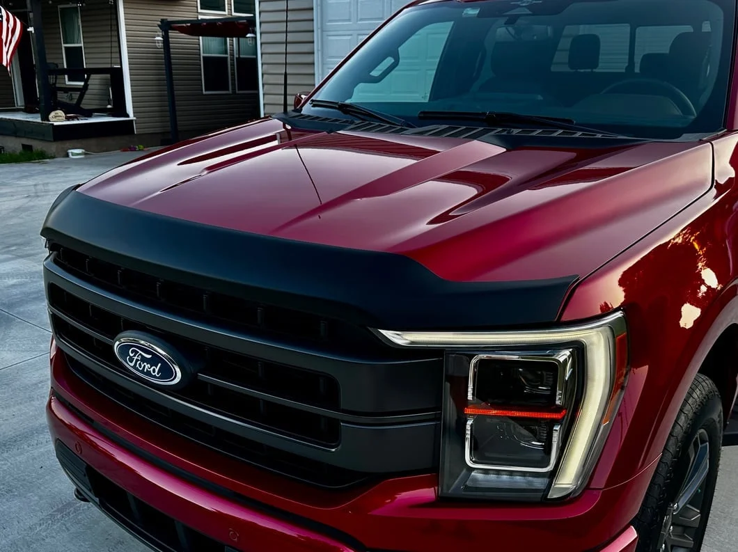 RedRock Hood Protector; Gloss Black (21-25 F-150, Excluding Raptor & Tremor) - Image 8