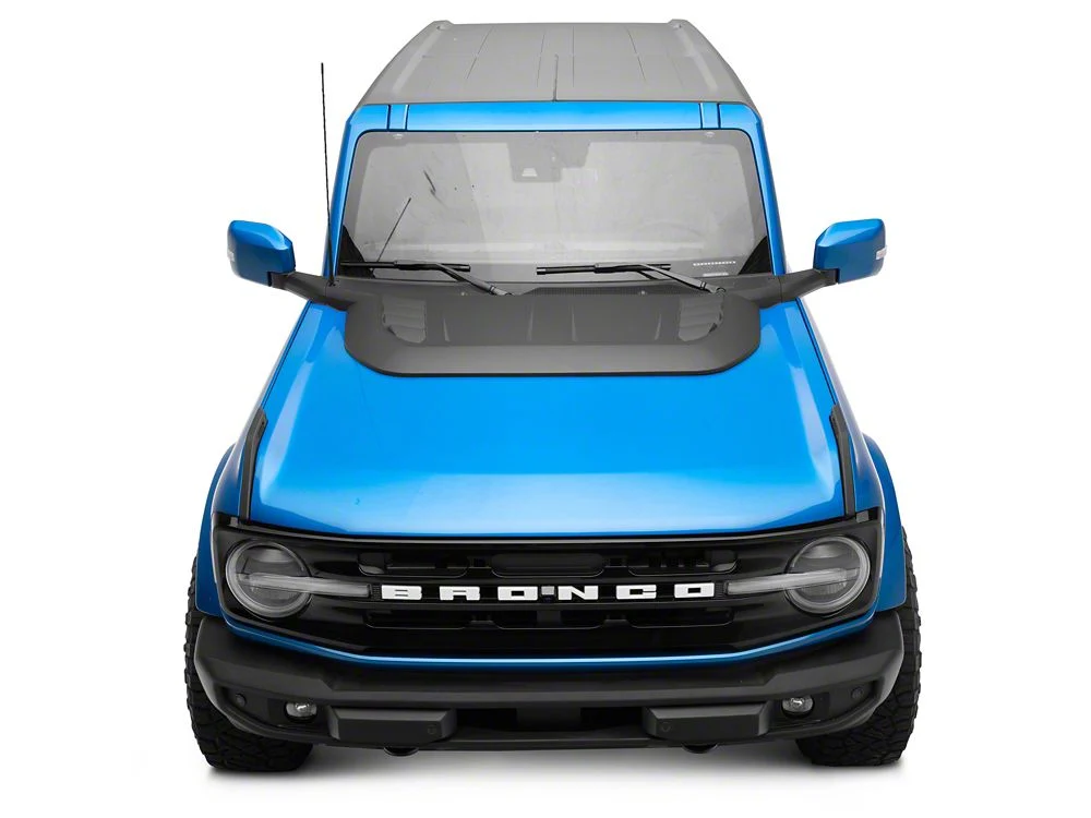RedRock Hood Scoop; Matte Black (21-25 Bronco) - Image 4