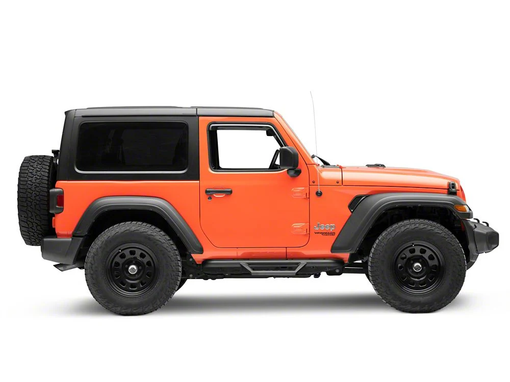 RedRock In-Channel Window Deflectors (18-25 Jeep Wrangler JL 2-Door) - Image 4